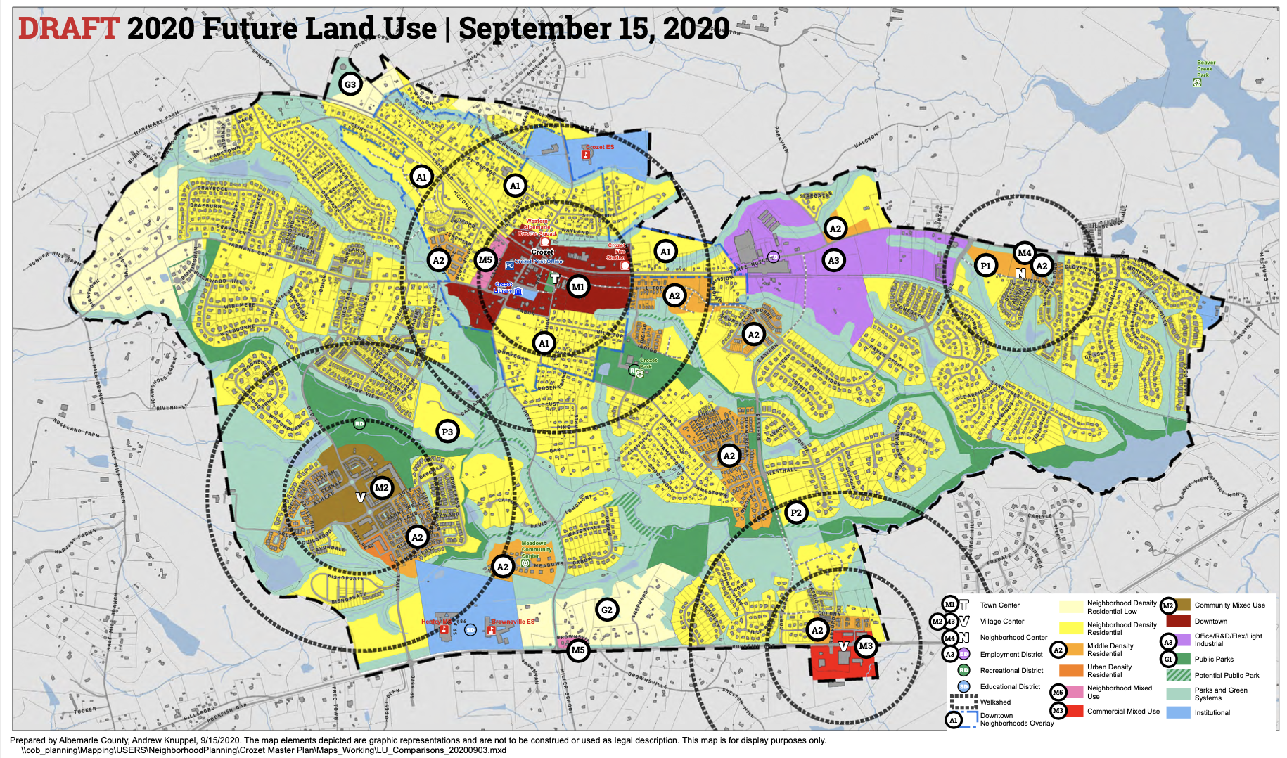 Crozet Land Use Meeting – 23 September at Noon