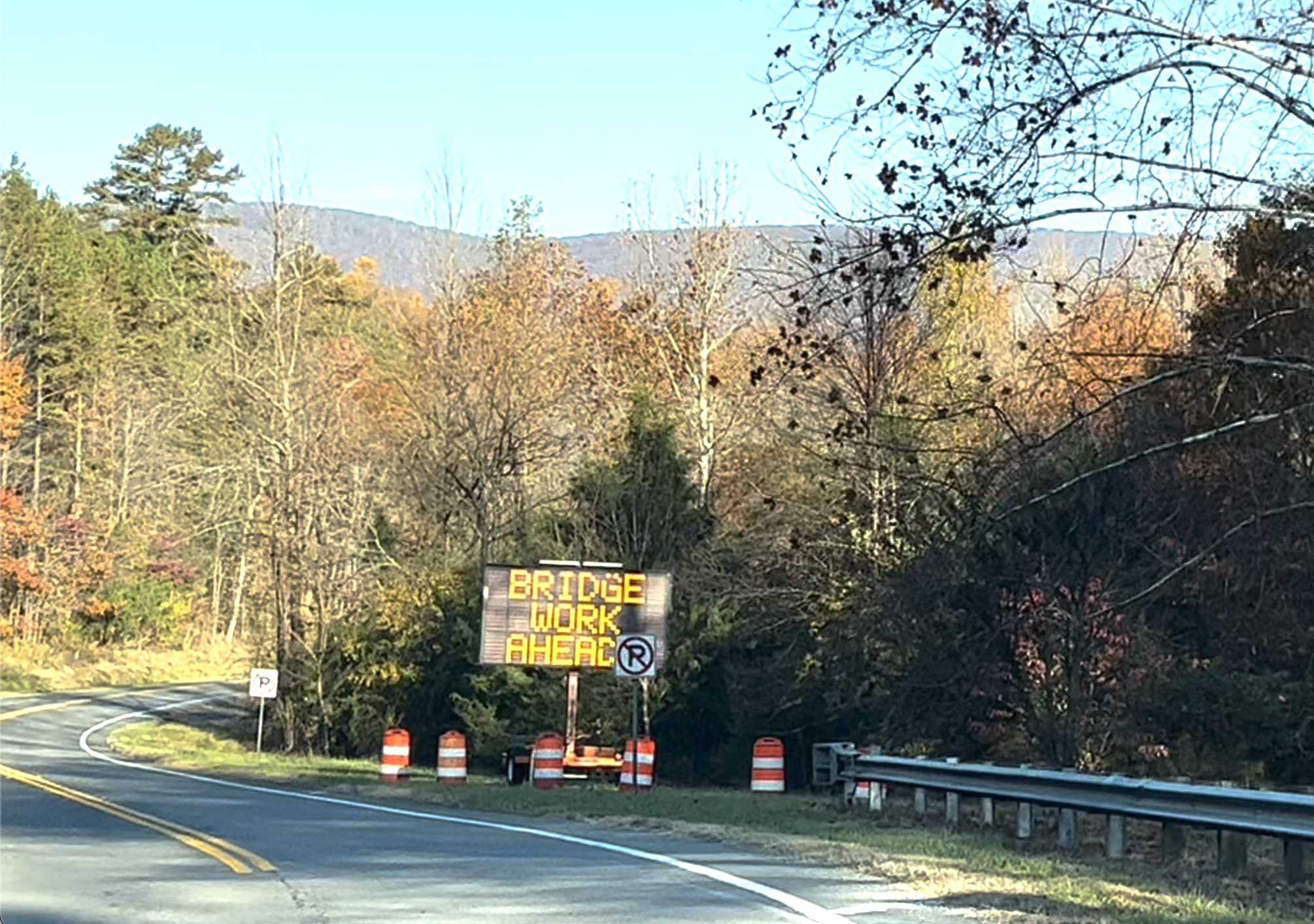 240 Bridge Work Beginning 22 November 2021