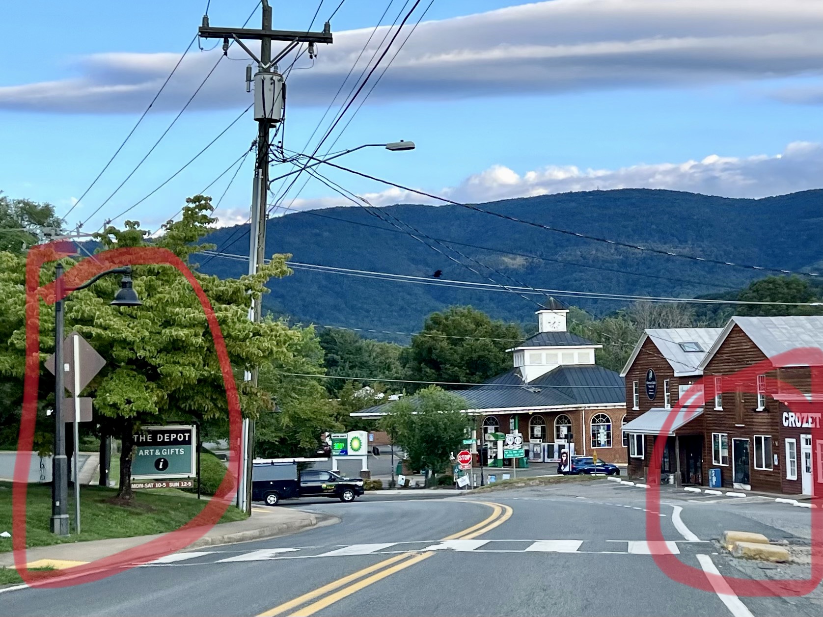 Fix the Pedestrian Crossing near Crozet Pizza
