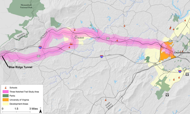 Albemarle County Launches Master Plan for Three Notched Trail Shared-Use Path